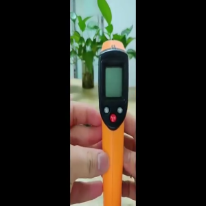 Single Laser Digital Infrared Thermometer Industrial LCD Display Backlight High Accuracy Temperature Detector GM320