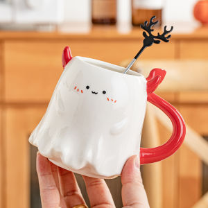 Cặp Cốc Gốm Sứ Ma Quái Sáng Tạo Cho Cặp Đôi Ngày Lễ Halloween Cốc Nước Dễ Thương Cho Học Sinh Quà Tặng Sinh Nhật Mùa Tốt Nghiệp