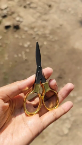 Neptuna Gunting Lipat Multifungsi Bahan Stainless Steel Warna Gold Gunting Lipat Mini Fleksibel