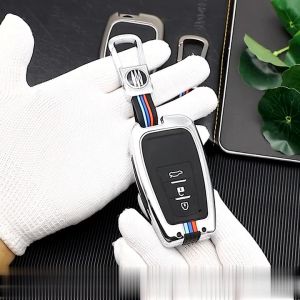 Bao Da Ốp Bảo Vệ Chìa Khóa Điều Khiển Từ xa Phản Quang Phù Hợp Xe Toyota Altis Corolla Cross Camry Highlander Mẫu Mới