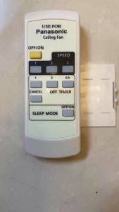 Remote điều khiển quạt trần Panasonic 4 cánh hàng đẹp . Tặng kèm pin sử dụng