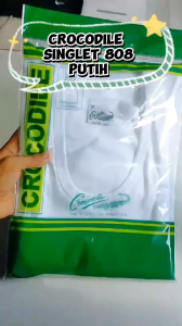 [3PCs] Singlet Crocodile 808 | Kaos Dalam Pria Crocodile - Kaos Kutang Pria