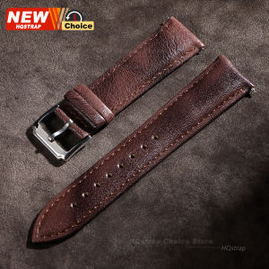 Dây Đeo Đồng Hồ Bằng Da Cổ Điển Thủ Công Dây Đeo Tháo Nhanh Cho Omega Seiko Rolex Smartwatch Tương Thích 16/18/20/22mm Vòng Đeo Tay