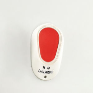 Classy Portable Fingerprint Pad Inkpad Red Quick-Drying Stamp-Pad Ink High-Definition Quick-Drying RED SEAL Stamp Press Fingerprint Finger Stamping Back Press Financial Office Supplies Oily Quick-Drying Anti-Counterfeiting Disposable Printing Table