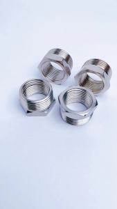 Cà Rá Inox 21 27 34 Nối Ren Trong Ren Ngoài Inox Bóng 201