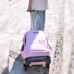 Tilami new 3ล้อ 18" กระเป๋านักเรียนล้อลาก กระเป๋าเป้ล้อลาก พร้อมส่งในไทย>ส่งฟรีไม่ต้องใช้โค้ด<