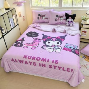 Pure Cotton Knitted Summer Quilt Childrens Lightweight Air Conditioner Quilt Breathable Absorbent Student Single Bed Quilt