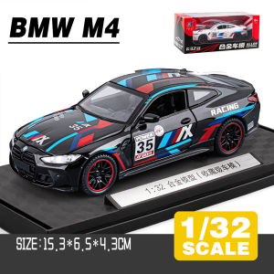 LEO 1:32 BMW M4 Diecast Model Car Alloy Cars Toys Collection Gift For Kids Boy Girl