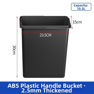 CUNGSA | Flip-top Embedded Stainless Steel Trash Can