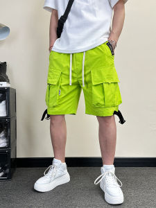 Quần Short Công Sở Nhanh Khô Kiểu Mỹ Cho Nam Mùa Hè Mỏng Rộng Rãi Màu Trơn Quần Dài Năm Điểm Quần Đi Biển Thời Trang