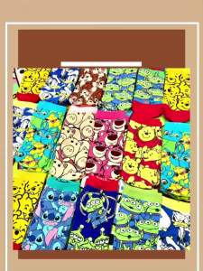 Exported to Japan Trending on TikTok Same Style Export Cartoon Style Cute Strawberry Bear Three-Eyed Alien Socks Toy Story