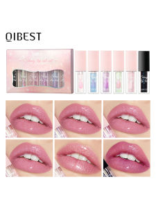 Bộ Dầu Dưỡng Môi Đổi Màu Theo Nhiệt Độ - Son Bóng Dưỡng Ẩm Lâu Trôi Bóng Mượt Làm Đầy Môi Giảm Nếp Nhăn Môi Trang Điểm Môi 6 Chiếc