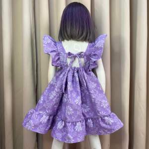 YANAH BUTTERFLY RAFFLES DRESS FOR KIDS GIRL AND ADULT