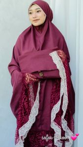 Mukena Travel Mukena Dalanova Safar Turkey Travelling Mukenah Dewasa Jumbo