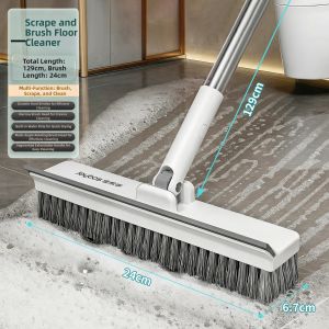 Joybos | Floor Cleaning Brush for Bathroom and Floor Long Handle