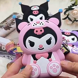 Túi Đeo Chéo Silicon Kuromi Đựng Vật Dụng Cá Nhân Đi Chơi Du Lịch Tiện Dụng