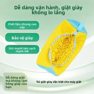 1 Chiếc Đệm Lưới Túi Giặt Cho Máy Giặt Lông Tơ Polyester Bảo Vệ Giày Sấy Túi Thân Thiện Với Môi Trường Dụng Cụ Vệ Sinh
