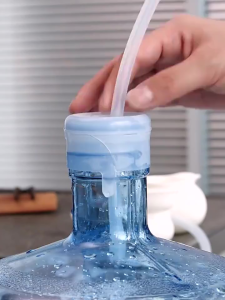 1.5m Water Pump Food Grade Silicone Hose With Stainless Extended Inlet Pipe For Water Dispenser