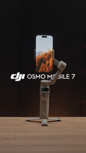 DJI Osmo Mobile 7 Series - Handheld Gimbal | 3 Axis Stabilization | 10H Battery Life | Gesture Control | Active Track 7.0 | Quick Launch & Built-In Tripod