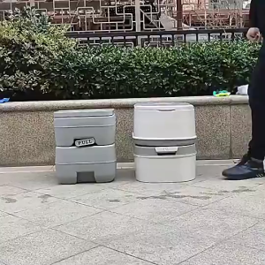 SAINTVILLA Mobile Toilet & Neutral Urinal for Pregnant Women & Elderly Outdoor Multifunctional Portable Toilet with Privacy Tent & Carrying Case