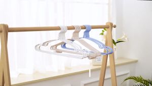 10PCS/lot Stainless Steel Hanger - Drying Hanger Strong Cloth Hangers Slip Resistant Clothes Hanger Coat Hanger