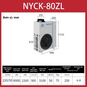 NYW | Điều Hòa Không Khí Công Nghiệp Làm Mát Mới Dễ Lắp Đặt