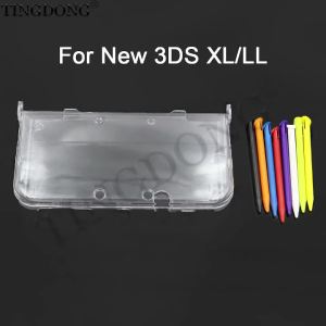 1Set For NEW 3DSXL Crystal Case - New 3DSXL Protection Shell - NEW 3DSXL Game Console Protection Shell + Touch Pen
