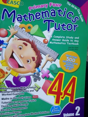 Mathematics tutor Primary Four 4A Volume 2 second edition 2025 Singapore Syllabus