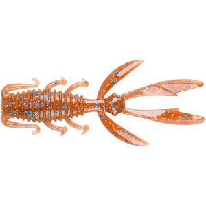 Tsurinoya | Shrimp-shaped Soft Bait for Texas Rig and Jigging Fishing Lures 68mm 20 Pieces