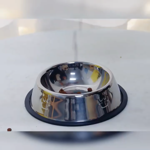 [HCM]Bát ăn cho chó mèo chất liệu inox không rỉ chống lật-GL314