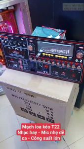 MẠCH THÙNG KÉO DSP REVẺB  T22 ÂM THANH HAY - MIC CỰC THOÁNG TIẾNG CA - CÔNG SUẤT LƠN ~500W