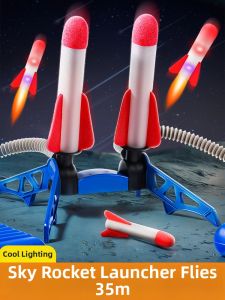 Pedal-Operated Light-Up Rocket Launcher
