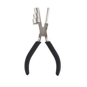 Pliers Big Head Three Section Flat Mouth Round Mouth Pliers Mini  Jewelry Pliers Jewelry DIY Pliers Winding Shape Pliers Black