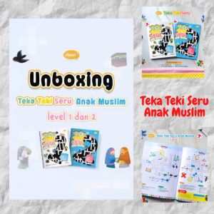 GMB Buku Teka Teki Seru Anak Muslim Level 1 dan Level 2 Ahlan!