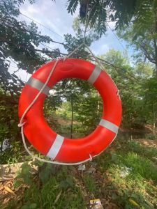 Phao Tròn Cứu Sinh Phao Nhựa Cứu Nạn Cứu Hộ Màu Cam Phản Quang Phao Nhựa Cam