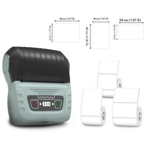 เครื่องพิมพ์ฉลากไร้สาย SK58 Inkless Bluetooth Thermal Label Maker ป้ายกาวสติกเกอร์เครื่อง DIY รูปแบบ Barcode QR Code