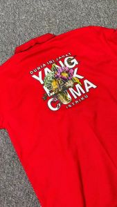 Kaos Polo Shirt Distro Dunia Ini Jahat & Kaos Keren Pria