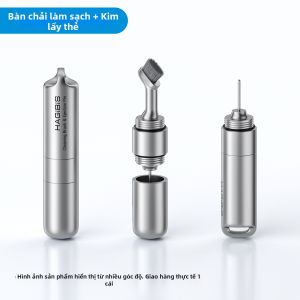 Hagibis | Thẻ Công Cụ Đa Năng EDC Mở Sim Khóa Chìa Khóa Dây Đeo Tai Nghe Bluetooth Chổi Làm Sạch