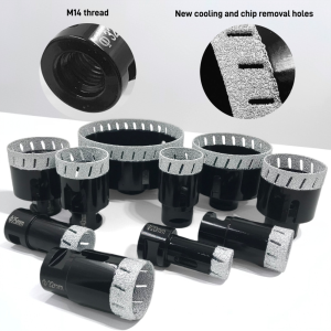 M14 Sharp porous inclined hole drill bit 6-100mm marble hole saw suitable for ceramic tile granite diamond drill bit