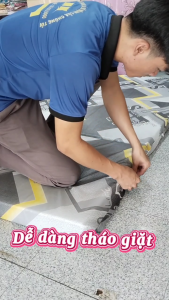 Nệm Gấp 3 PE mút xốp Dày 3cm 5cm 10cm Thiết Kế Gấp 3 Tiện Lợi