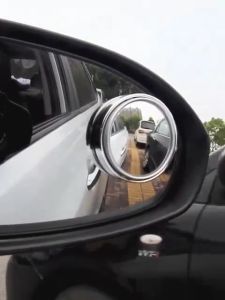 Round Blind Sport Mirror Wide Angle Viewing Angle Adjustable 360 Rotating Convex rear view Rearview Mirror Rimless Rear