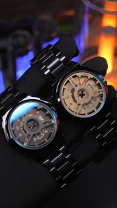 Sunlifex Jam Tangan Pria Olahraga kasual Keren Mode Stainless Steel Strap Jam Tangan Cowok Original