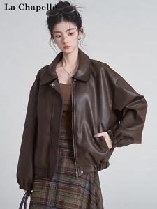 La Chapelle | Melard Collar Moto Style Loose Retro Fall New Jacket