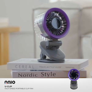 【NEW LAUNCH】 NNIO U-CLIP High Speed Portable Clip Fan