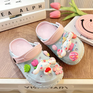Childrens Sandals Hole Hole Shoes Girls Beach Shoes Soft Bottom Outdoor Wear Anti-Slip Summer New Style Casual EVA Material