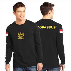 Kaos Kopassus Lengan Panjang / Tshirt Pria / Baju Kopasus Premium /Atasan Pria / Kaos Distro