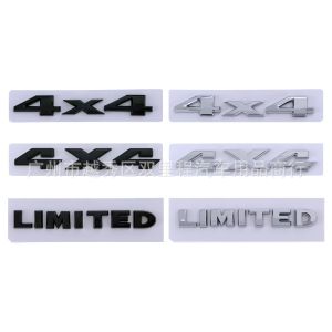 4X4 logo LIMITED letter emblem for JEEP Wrangler Grand Cherokee Compass Patriot Renegade Rear trunk sticker ABS badge Modified