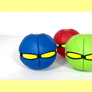 Kids Magic UFO Flying Ball Toys Throw Disc Ball with LED Light For Outdoor Play Kid Sports Ball Toy Boy And Girl Gift