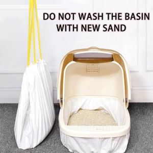 Large Cat Litter Bag Drawstring Thicken Garbage Trash Bag Plastic High Quality Pet Poop Bag 94*45CM
