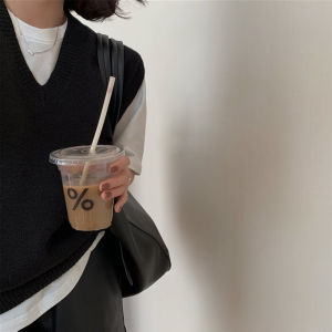 HUOLISI | Loose Vintage Knit Sleeveless Sweater Vest Outerwear